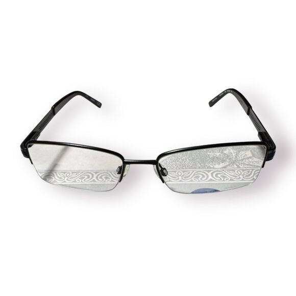 Timberland TB1536 Half Rim Eyeglasses Matte Black /‎ Demo Lens 56-18-145mm - Picture 1 of 8